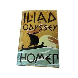 The Iliad and the Odyssey by Homer Hardcover Book Dust Jacket